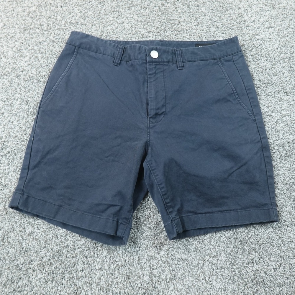 Bonobos Shorts Mens 32 Blue Slim Chino Flat Front Stretch Preppy Casual Golf Dad